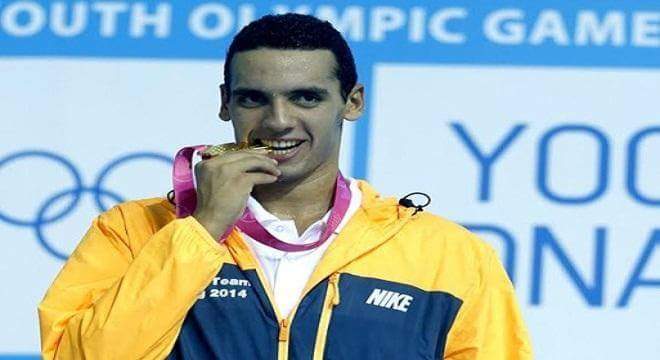 سخرية على تويتر من نتيجة سباح في الأولمبياد !