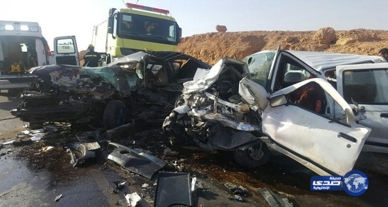 مصرع وإصابة 5 أشخاص فى حادث تصادم على فى بريدة