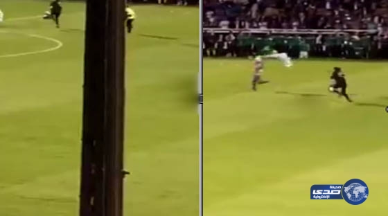 بالفيديو .. مشجعة تقتحم نهائي السوبر السعودي !