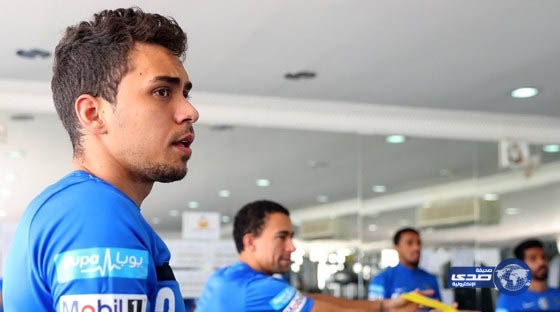 حصة تدريبية للاعبي الهلال في صالة الألعاب