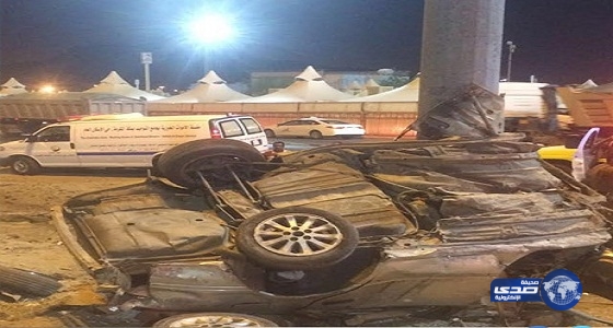 تصادم مروع ينهي حياة شخصين في مكة