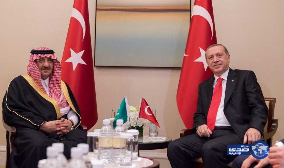 ولي العهد يلتقي الرئيس التركي لبحث العلاقات الثنائية بين المملكة وتركيا