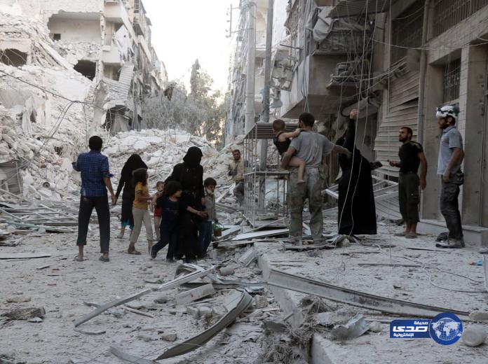 بالصور.. نقل جثامين ضحايا حلب بالشاحنات
