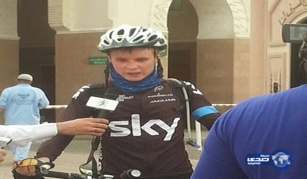 الدراج الروسي يصل المدينة قادمًا من روسيا على دراجته الهوائية