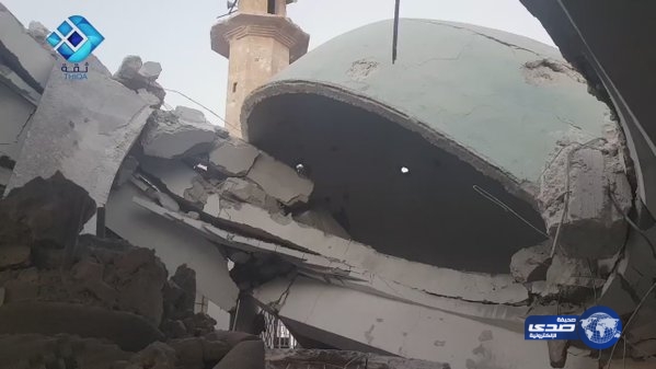 بالفيديو.. الطائرات الروسية تستهدف أقدم مساجد عندان السورية