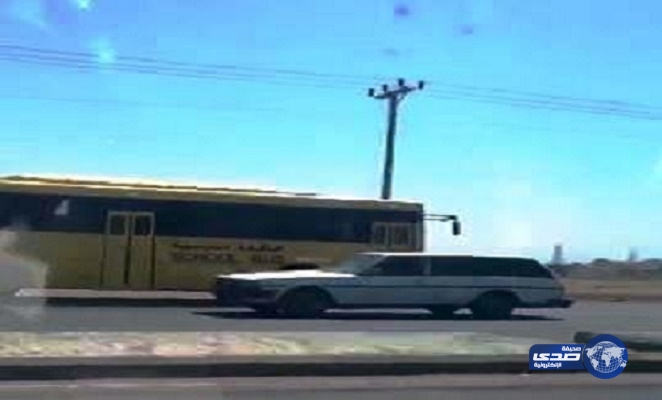 المرور تتفاعل مع فيديو لحافلة تسير عكس الإتجاه بحائل