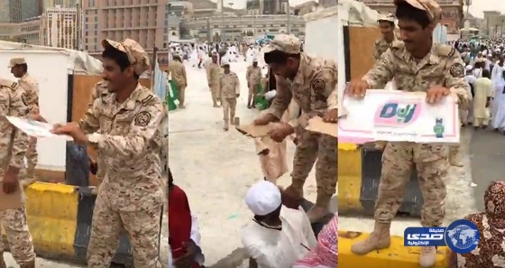 “هبهب ياحسين”..  رجال الأمن يمازحون الحجيج بروح مرحه والتفاني في خدمتهم – فيديو