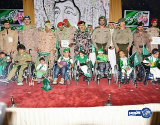 جمعية الأطفال المعاقين بجده تحتفل  باليوم الوطني..