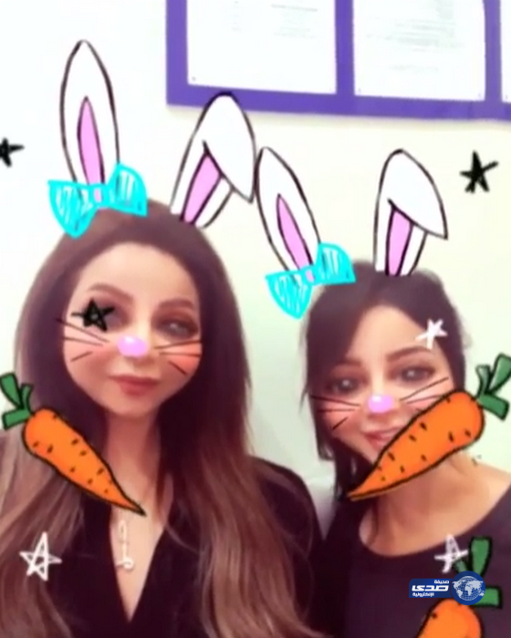 فصلة لجين وأسيل عمران في سناب..