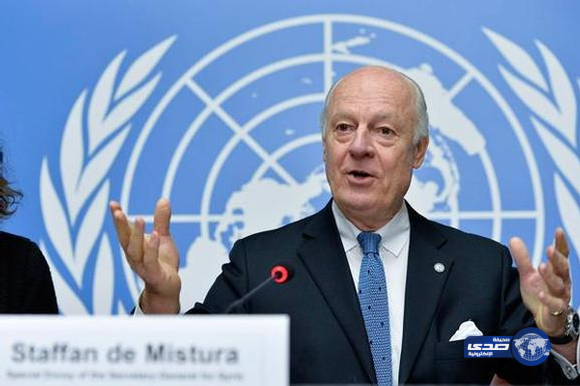 مبعوث الأمم المتحدة لسوريا يؤكد علي حل الأزمة السورية عن طريق الحوار وليس عسكرياً