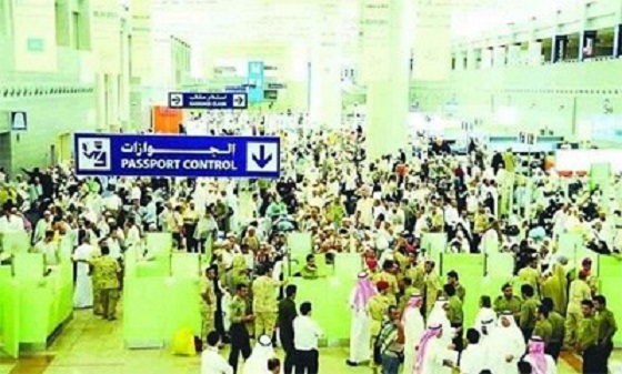 الجوازات تبدأ بتنفيذ خطتها لمغادرة ضيوف الرحمن