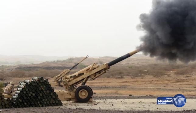 ⁠⁠⁠القوات السعودية تقصف مناطق إطلاق قذائف للحوثيين