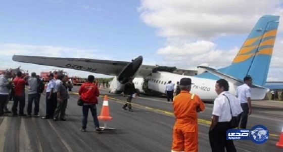 تحطم طائرة شحن في إندونيسيا دون وقوع إصابات