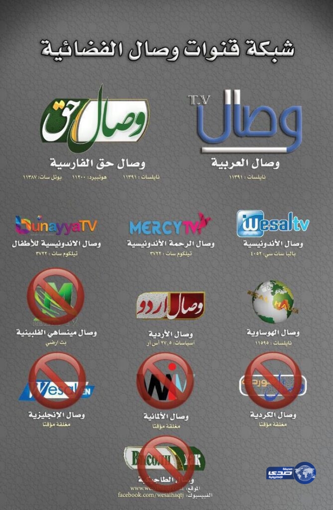 قناة وصال تغلق 5 قنوات من محطاتها بسبب العجز المالي