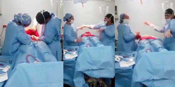 بالفيديو.. جراح وممرضة يرقصان أثناء عملية جراحية