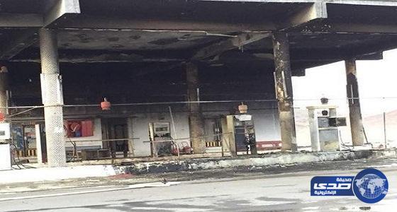 مقيم آسيوي يلقى مصرعه في حريق غرفة محطة وقود بالمدينة