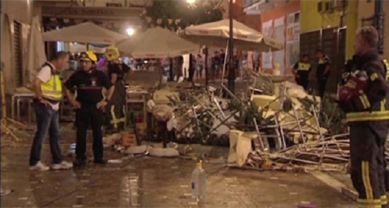 إصابة أكثر من 70 شخصا في انفجار اسطوانة غاز جنوب أسبانيا