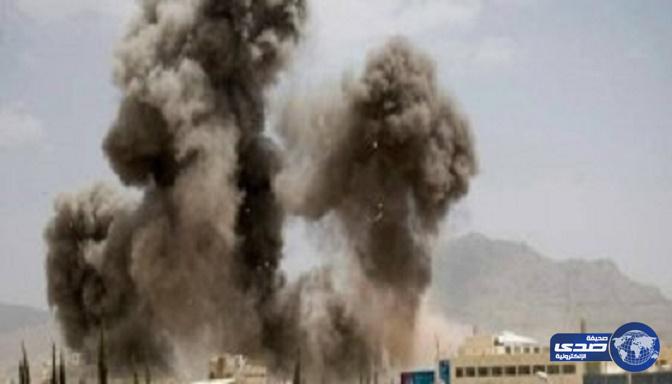 مقاتلات التحالف العربي تستهدف مواقع لميليشيات الحوثي بصعدة