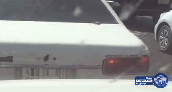 بالفيديو:احتجاز شخص داخل شنطة سيارة. .وشرطة الخرج تحقق مع صاحبها