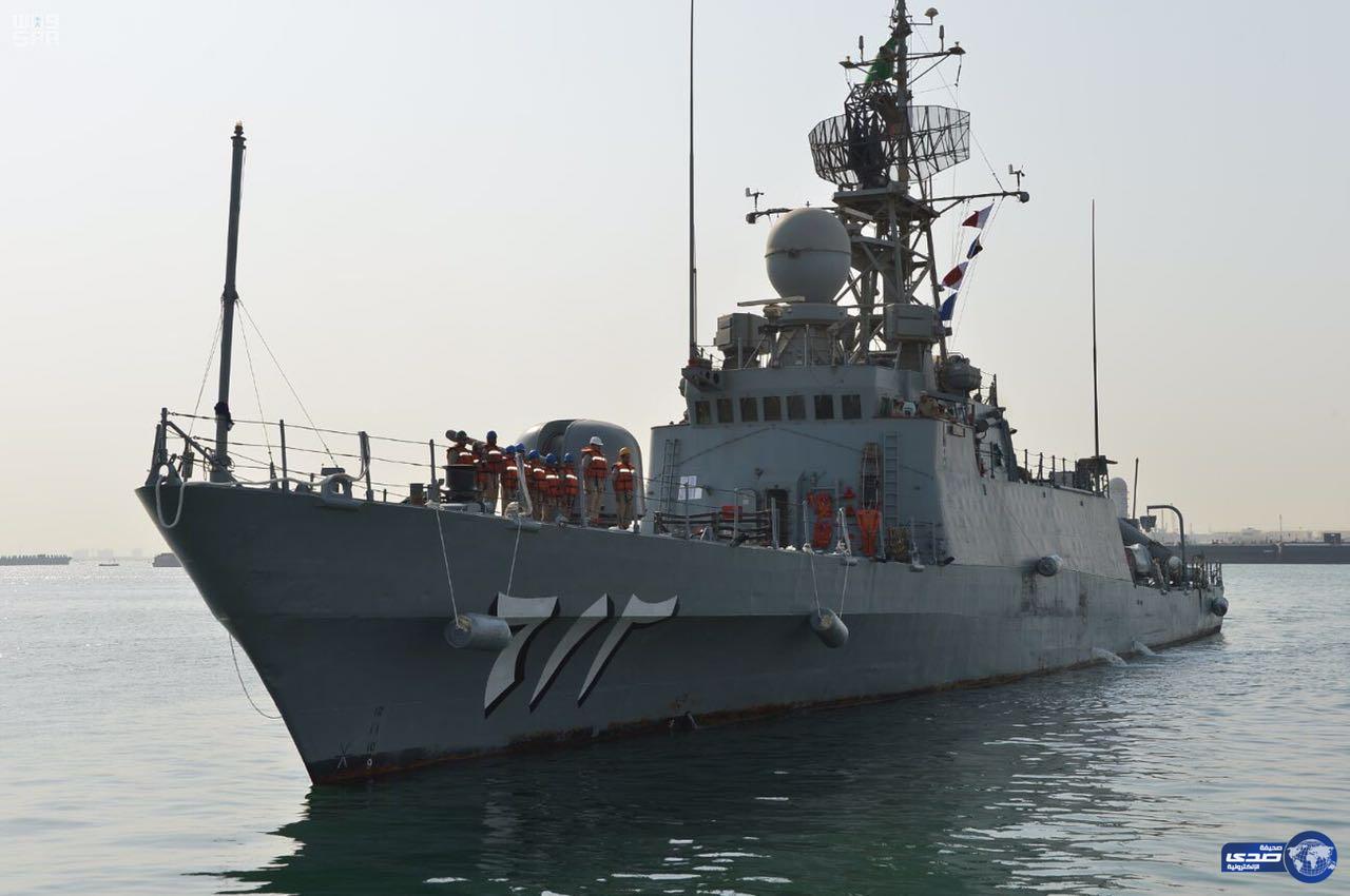 بالصور.. وصول سفن القوات البحرية السعودية وقوات الأمن البحرية الخاصة إلى ميناء قاعدة سلمان بالبحرين