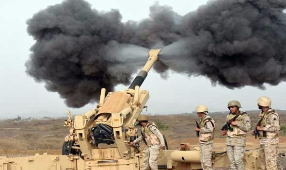 القوات السعودية تقصف مجاميع للحوثيين قرب الشريط الحدودي