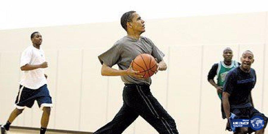 &#8221; أوباما&#8221; يحافظ على عاداته.. يمارس كرة السلة في انتخابات الرئاسة