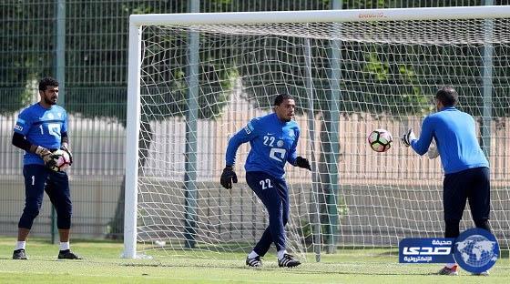 في معسكر الهلال .. تدريبات خاصة للحراس