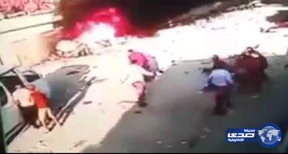 بالفيديو.. تمثيل هزلي لانفجار سيارة مفخخة لخلق الفتنة بين الشيعة والسنة بالعراق