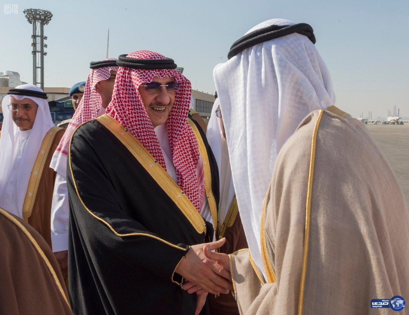 سمو رئيس وزراء مملكة البحرين يصل إلى الرياض