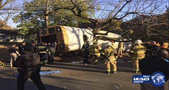 مقتل 6 أطفال في تحطم حافلة مدرسية بولاية تنيسي الأمريكية