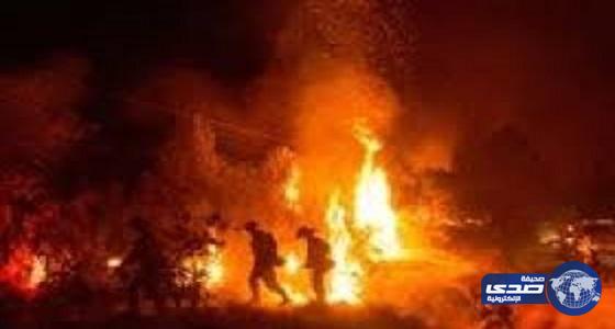 إصابة 30 صهيونيا في حيفا.. والحرائق تزحف نحو القدس