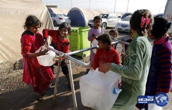 انقطاع المياه عن أحد أحياء الموصل جراء إصابة خط أنابيب