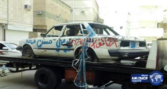 بلدية الشوقية الفرعية بمكة تزيل 374 سيارة تالفة