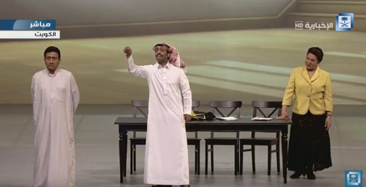 بالفيديو.. عرض مسرحي لفنانين سعوديين وكويتيين احتفاءً بزيارة الملك سلمان للكويت