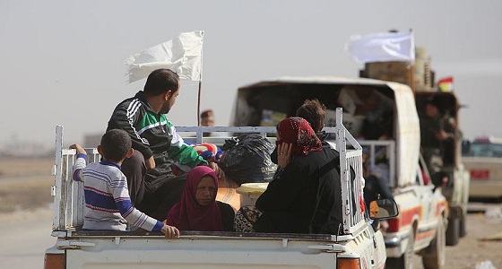 مسؤول إغاثي : نزوح 7 آلاف مدني من الموصل خلال يومين