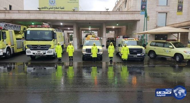 الدفاع المدني يستنفر تأهباً للأمطار في جدة