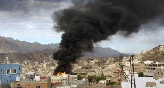 إصابة 7 مدنيين من أسرة واحدة في قصف حوثي على تعز