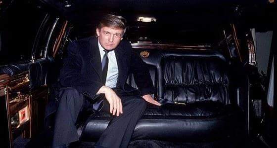 بالصور.. سيارة “ترامب” “كاديلاك ليموزين” الفارهة  عام 1988