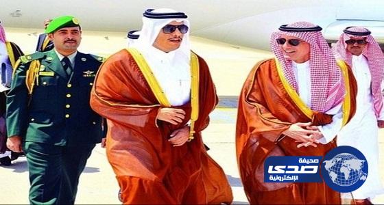 الجبير يبحث مع وزير خارجية قطر الوضع الإنساني في حلب