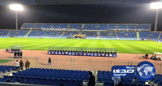 تواجد جماهيري ضعيف بمدرجات ملعب الهلال والتعاون