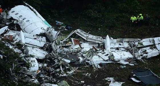 كولومبيا تنقل ضحايا تحطم طائرة فريق شابيكوينسي إلى البرازيل