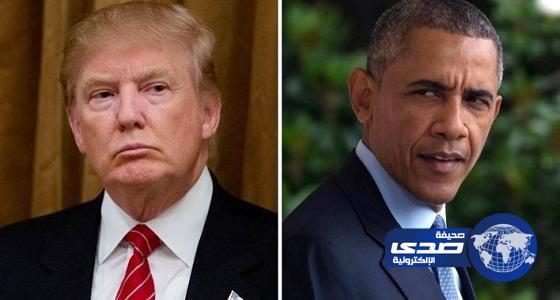 ترامب يتراجع عن انتقاد أوباما في نقل السلطة