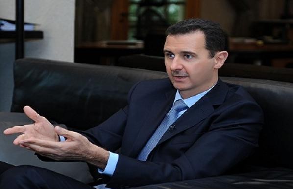 أنباء عن إصابة بشار الأسد في عينه اليسرى