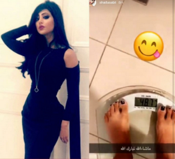 شيلاء سبت تشارك الجمهور وزنها الحقيقي..