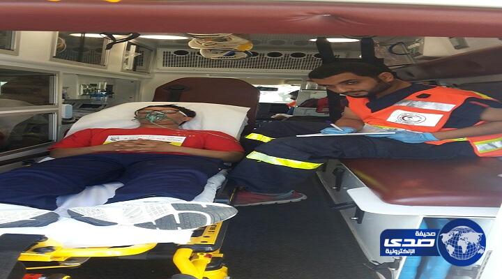 بالصور ..اصابة خمسة أشخاص في حادث تصادم بجدة