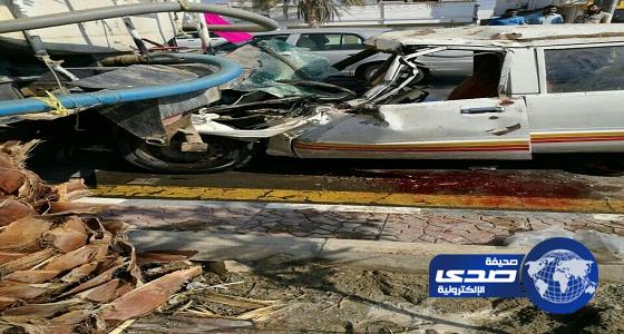 بالصور.. وفاة قائد مركبة وشهود عيان السبب وايت البلدية بالعرضيات