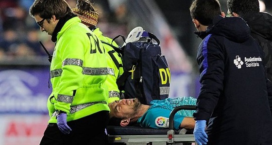 ” بوسكيتس ” يغيب عن برشلونة لمدة أسبوعين بسبب الإصابة