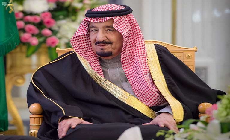 خادم الحرمين يستقبل ملك البحرين وممثلي قادة دول مجلس التعاون الخليجي