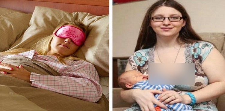 سيدة حامل تضع مولودها أثناء نومها داخل المستشفي