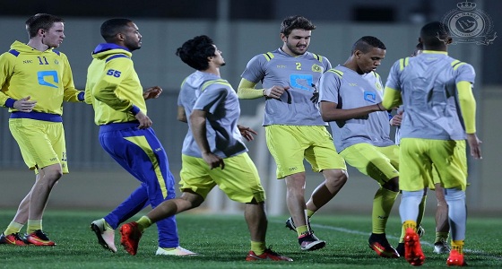 النصر يواصل تدريباته بملعب الأكاديمية